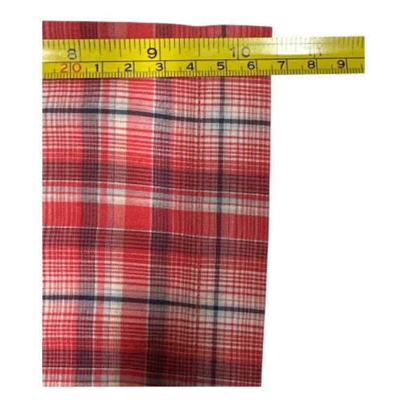 Wrangler Western Plaid Pearl Snap Shirt Men’s 2XL Red Short Sleeve Cowboy Style - Picture 8 of 10